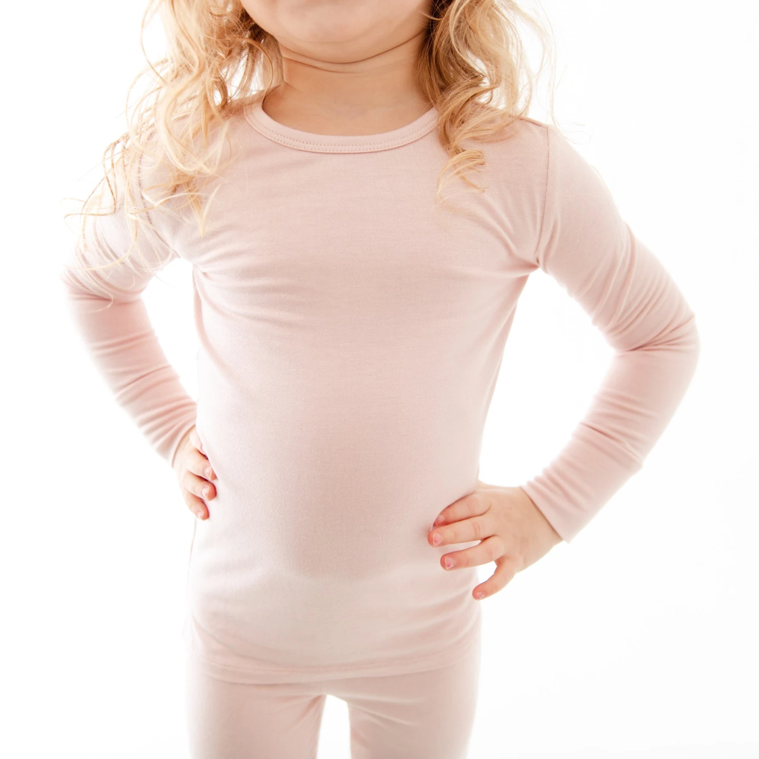 Powder Pink Two Piece Pajamas Set 6 Powder Pink Two Piece Pajamas Set - Image 4