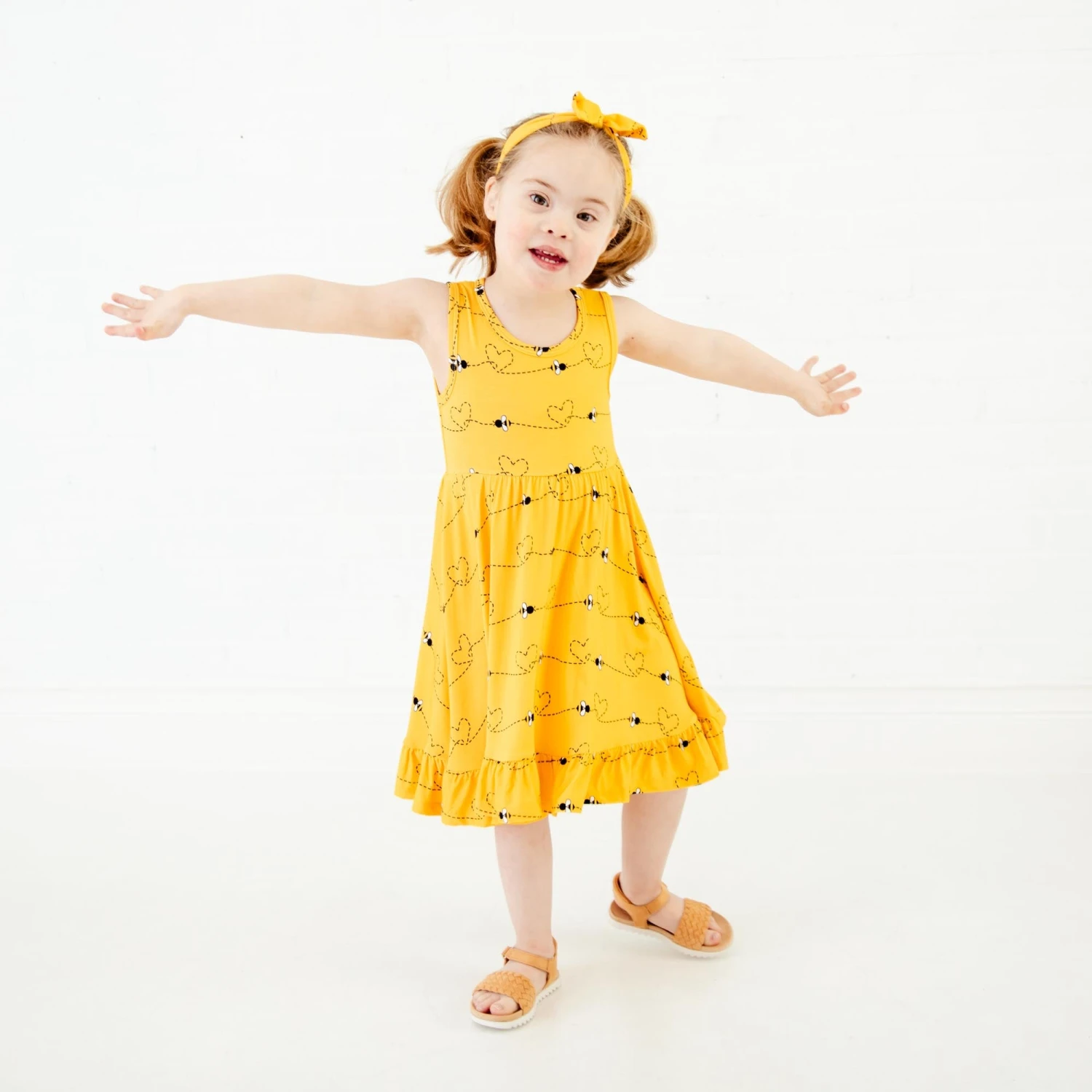 Bumble And Kind Ruffle Bottom Twirler Dress 3 Bumble And Kind Ruffle Bottom Twirler Dress