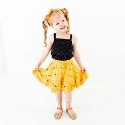 Bumble And Kind Tank Top And Ruffle Skort Set