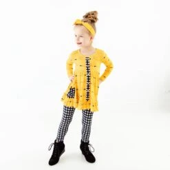Bumble And Kind Ruffle Tunic And Pants Set 10 Bumble And Kind Ruffle Tunic And Pants Set -DREAMIERE Store bumbleandkindtunicset