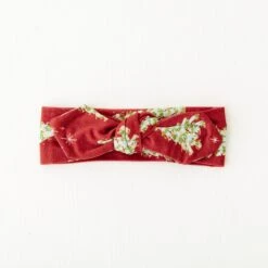 All Spruced Up Topknot Headband - Red
