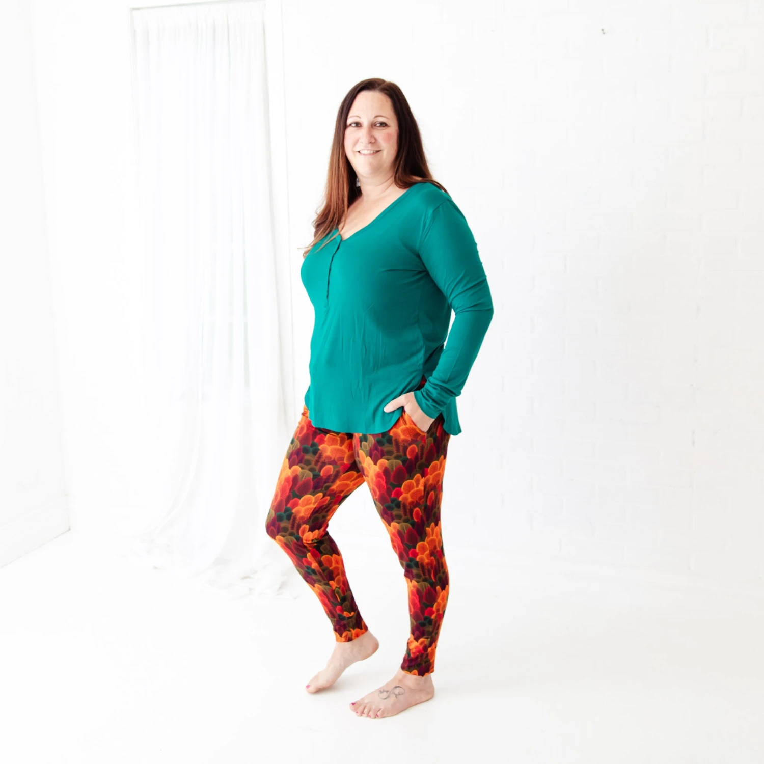 Fall-ing For You Women's Long Sleeve Loungewear 7 Fall-ing For You Women's Long Sleeve Loungewear - Image 5