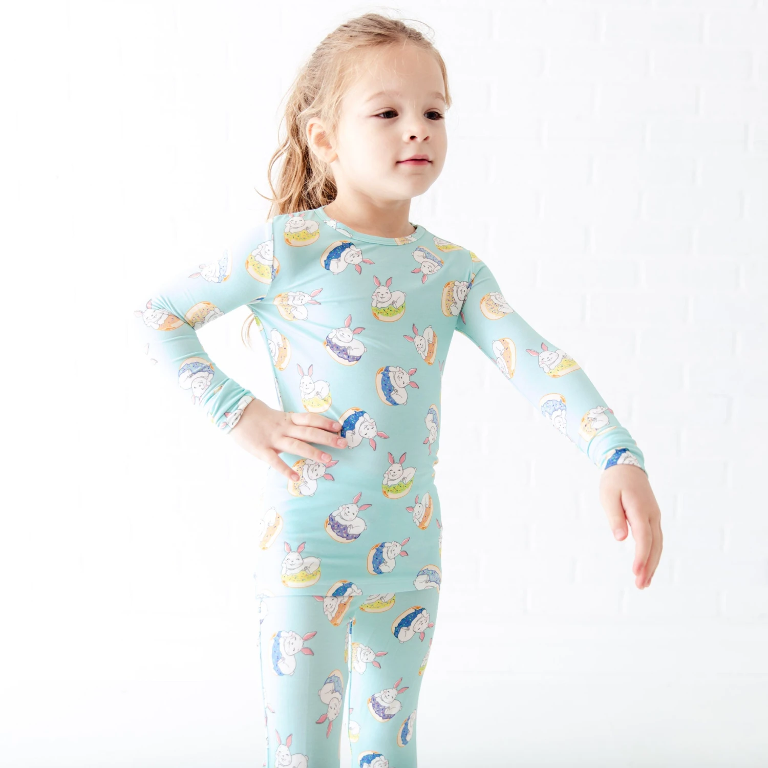 Donut Worry, Be Hoppy Two Piece Pajamas Set 6 Donut Worry, Be Hoppy Two Piece Pajamas Set - Image 4