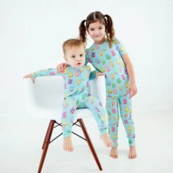 Eggstra Sweet Two Piece Pajamas Set -DREAMIERE Store eastercokies2piece 4