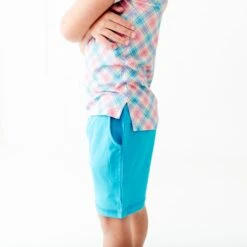 Too Hip To Hop Polo Shirt And Short Set 10 Too Hip To Hop Polo Shirt And Short Set -DREAMIERE Store easterplaidpoloshirtandshorts 8