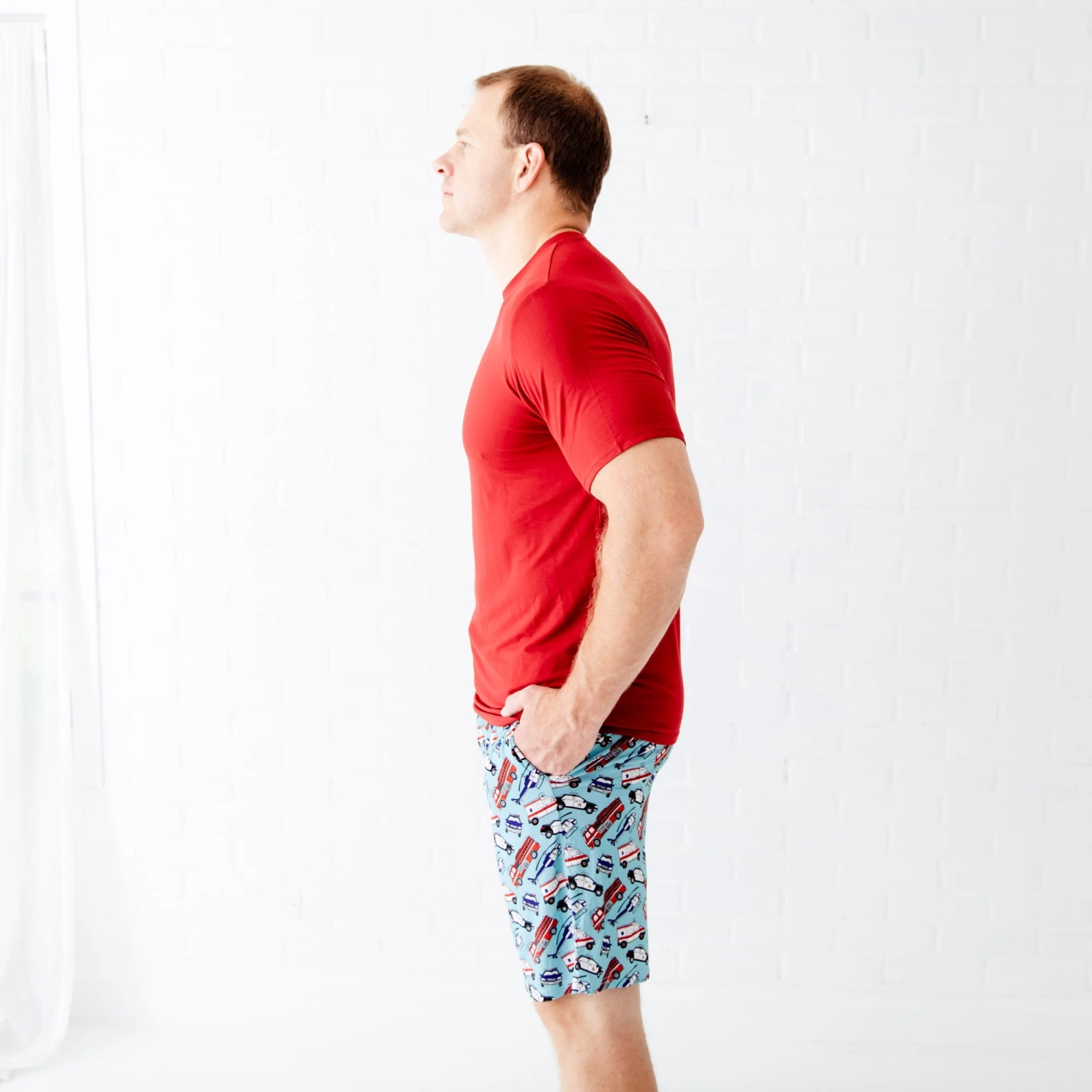 First REST-Ponders Men's Sleep Shorts And Tee 5 First REST-Ponders Men's Sleep Shorts And Tee - Image 3