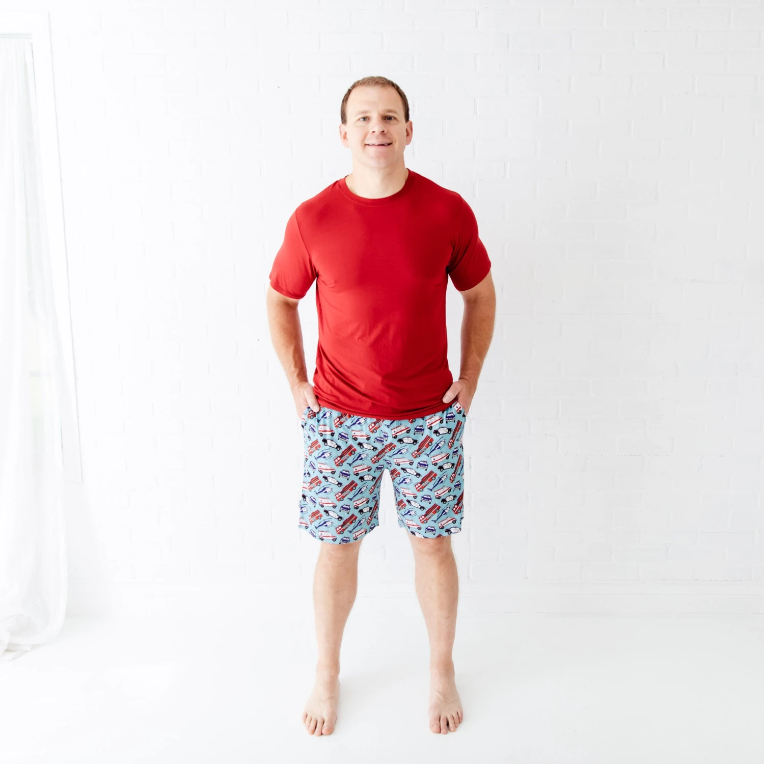 First REST-Ponders Men's Sleep Shorts And Tee 3 First REST-Ponders Men's Sleep Shorts And Tee
