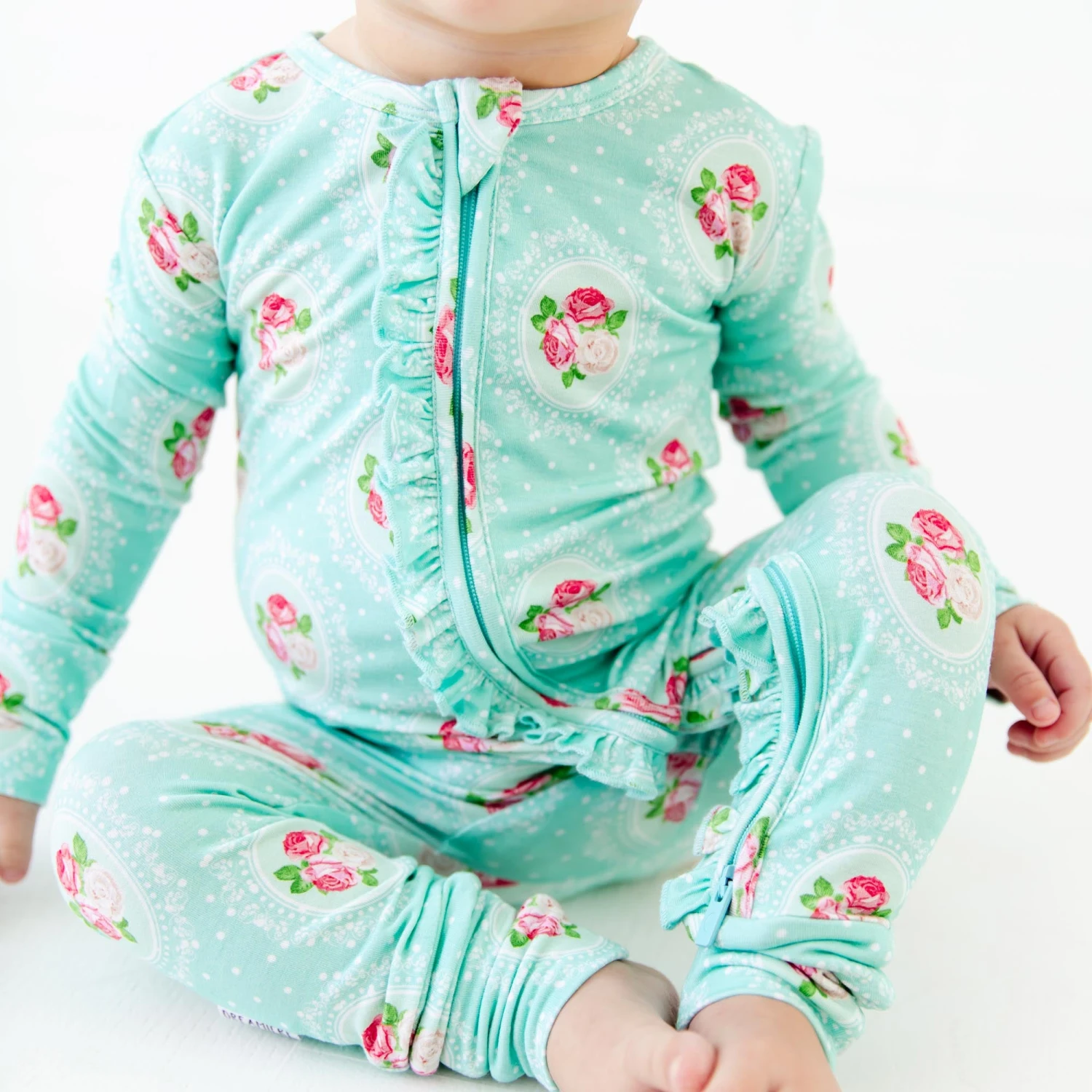 Ring Around The Roses Ruffle Convertible Footie 7 Ring Around The Roses Ruffle Convertible Footie - Image 5