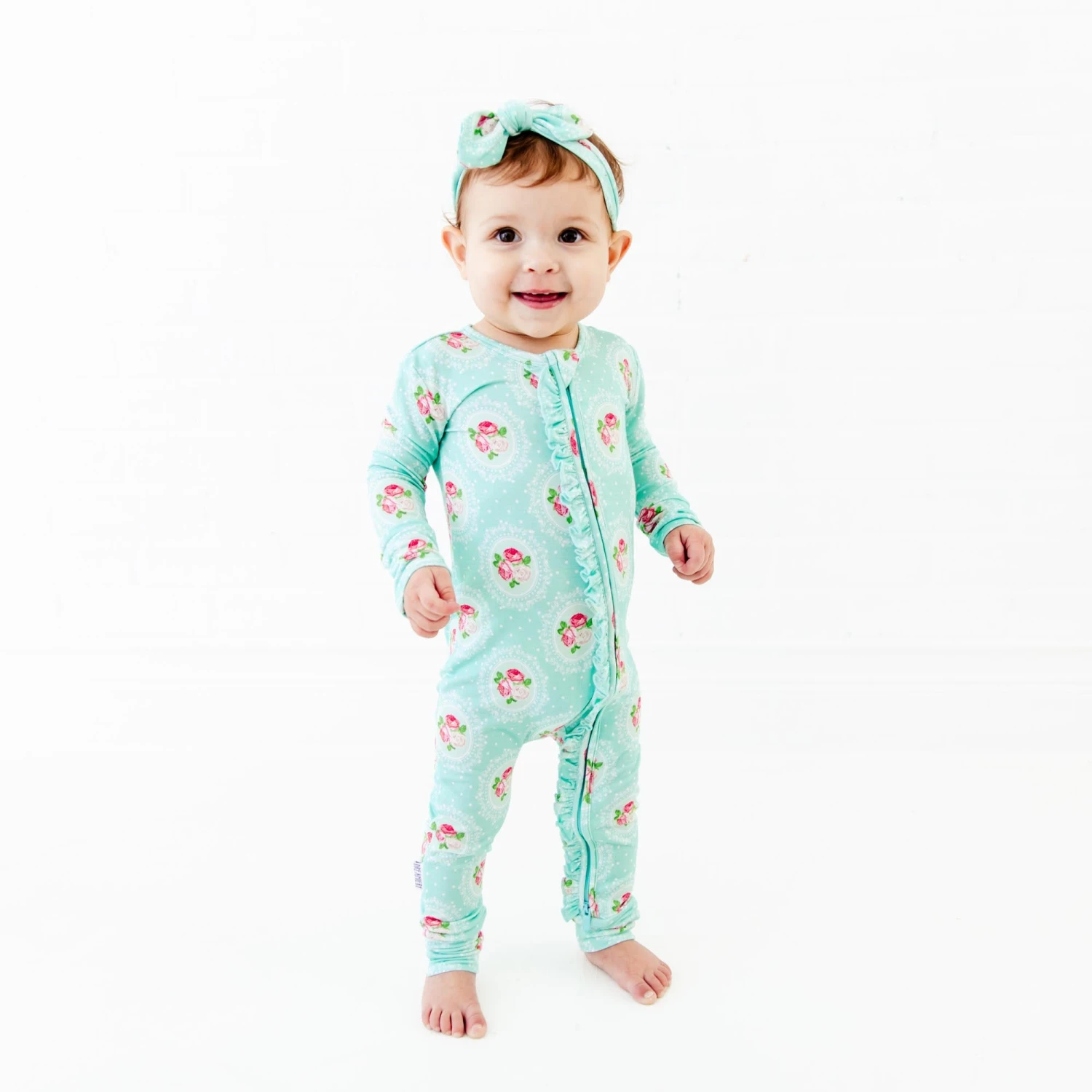 Ring Around The Roses Ruffle Convertible Footie 5 Ring Around The Roses Ruffle Convertible Footie - Image 3