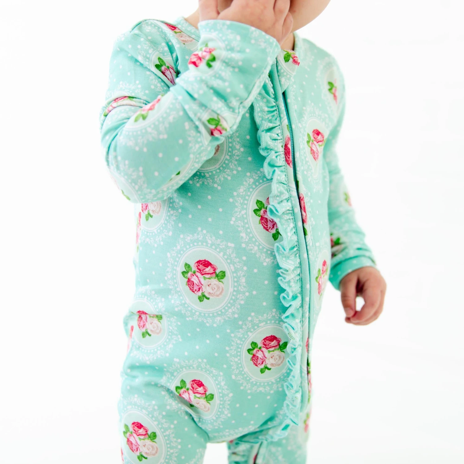 Ring Around The Roses Ruffle Convertible Footie 4 Ring Around The Roses Ruffle Convertible Footie - Image 2