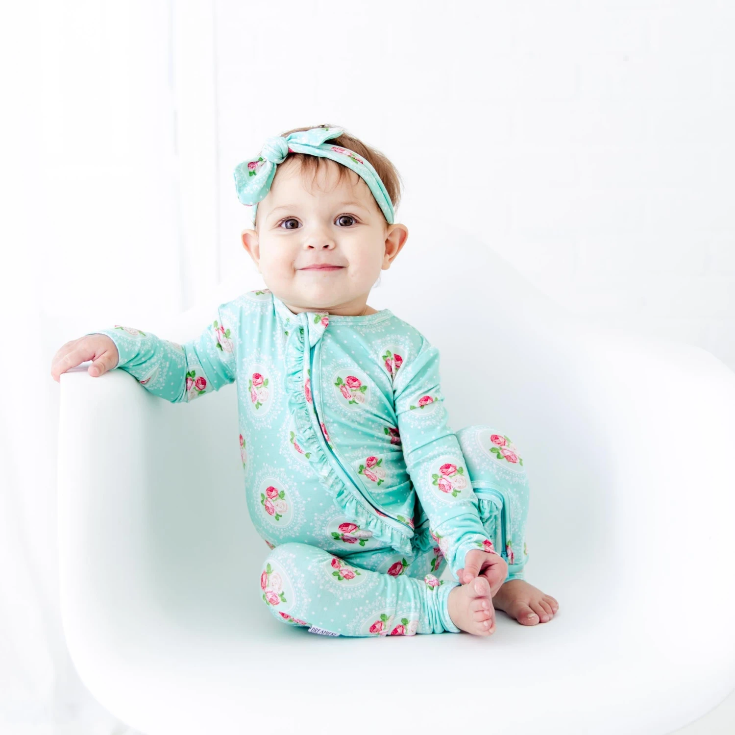 Ring Around The Roses Ruffle Convertible Footie 3 Ring Around The Roses Ruffle Convertible Footie