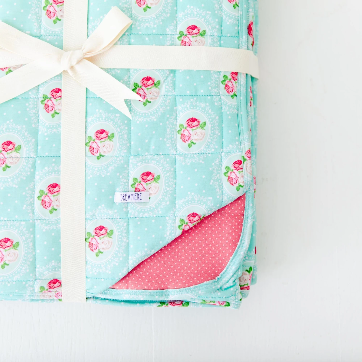 Ring Around The Roses Quilted Adult Bamboo Blanket - Two Layer 4 Ring Around The Roses Quilted Adult Bamboo Blanket - Two Layer - Image 2