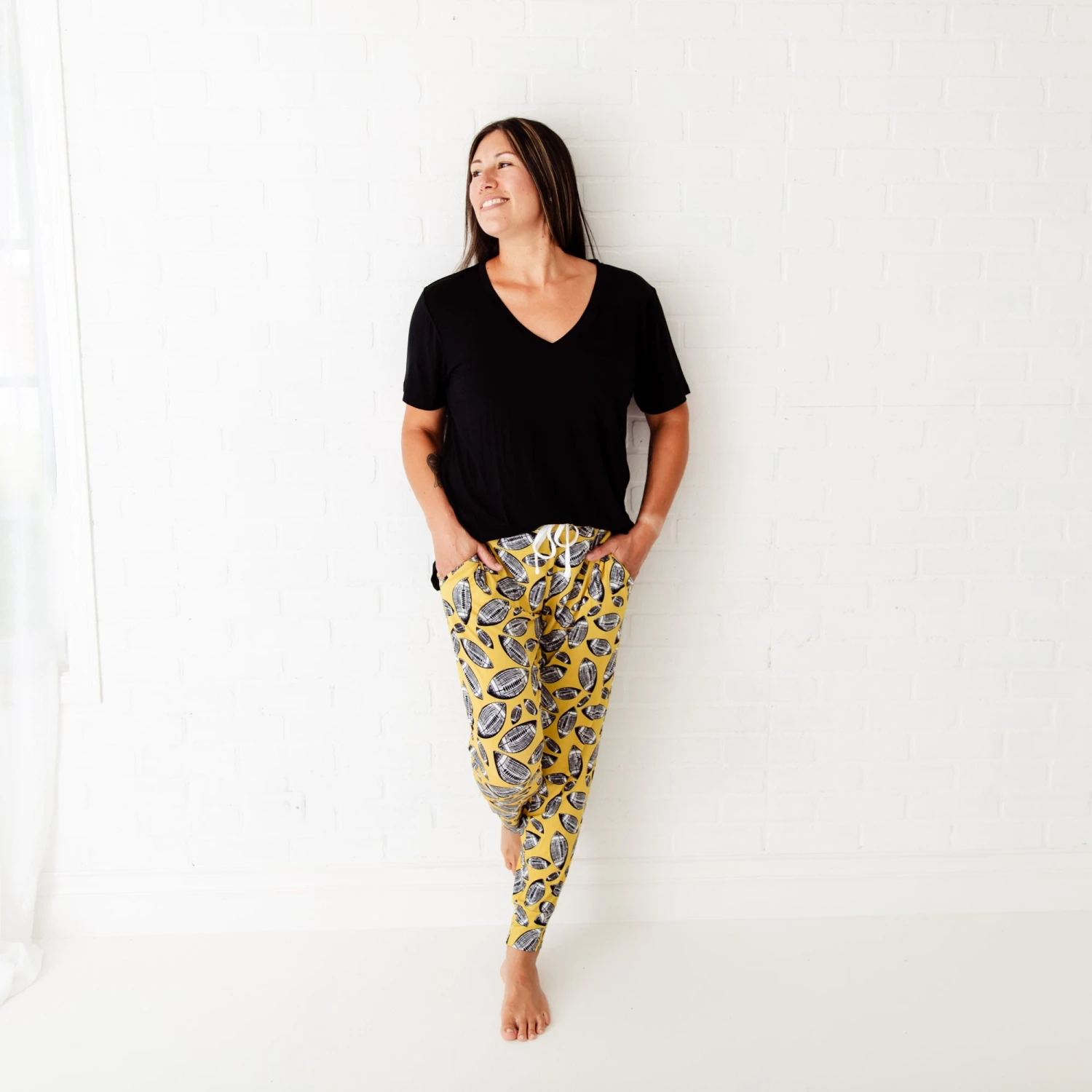 Hit The Sack Women's V-Neck Loungewear Set 3 Hit The Sack Women's V-Neck Loungewear Set