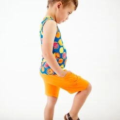 Citrus Got Real Basic Tank And Short Set -DREAMIERE Store fruitboystankandshorts 7