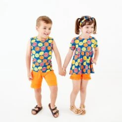 Citrus Got Real Basic Tank And Short Set -DREAMIERE Store fruitgroupshots 3