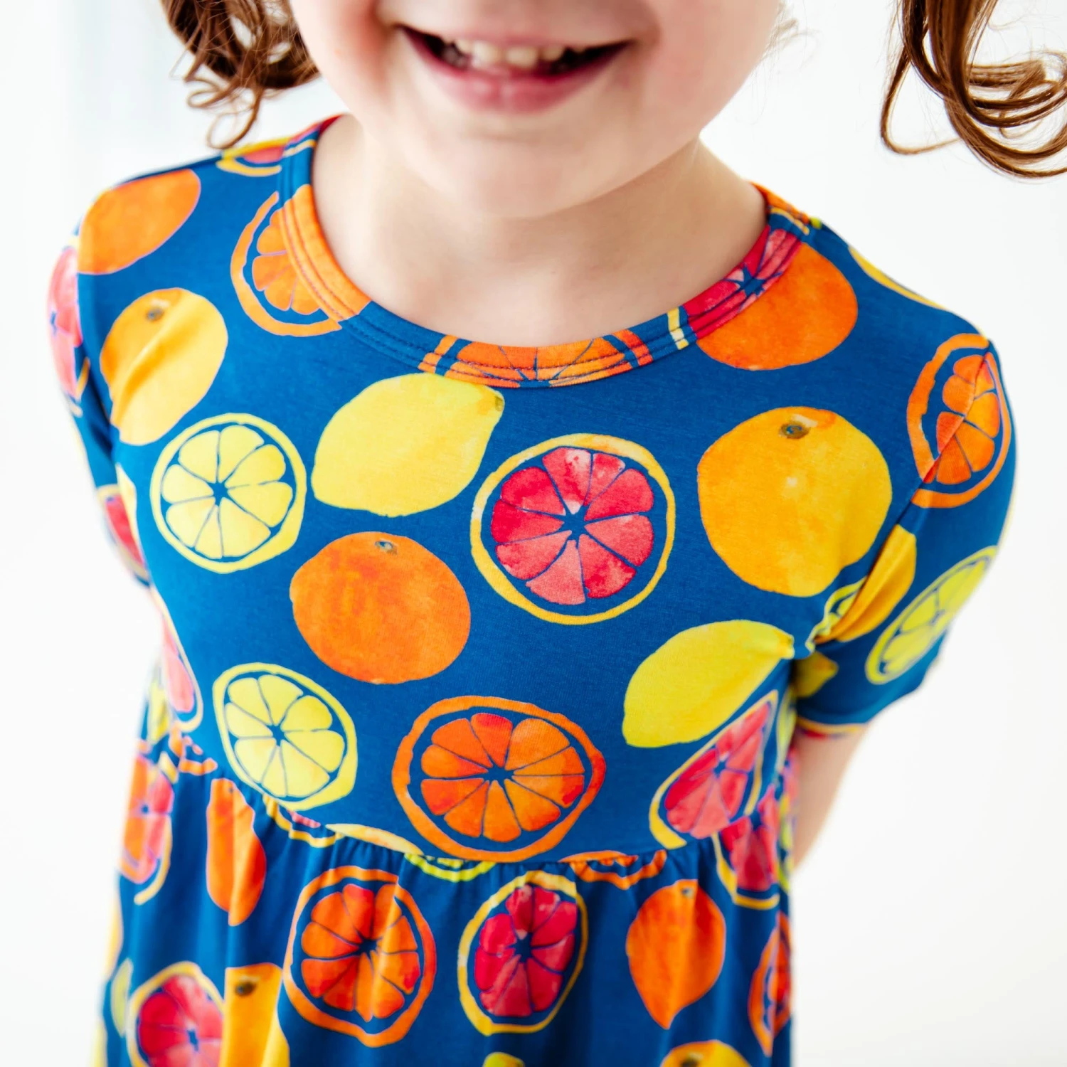 Citrus Got Real Twirl Top And Ruffle Shorts Set 4 Citrus Got Real Twirl Top And Ruffle Shorts Set - Image 2