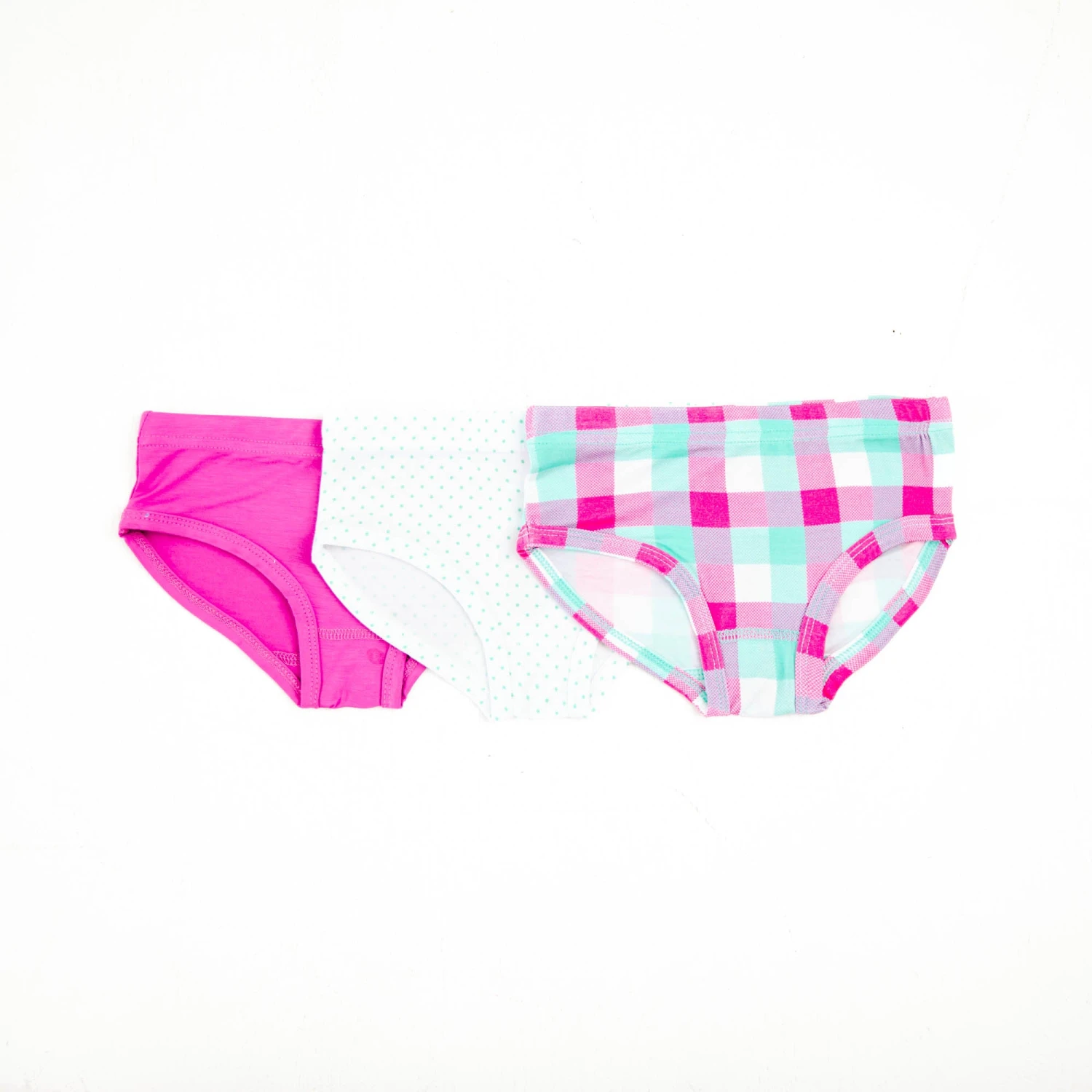 3 Pack Girl's Brief Underwear - Gator Trio 3 3 Pack Girl's Brief Underwear - Gator Trio