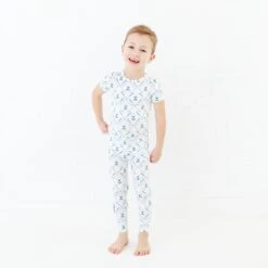 Perfect By Par Short Sleeve Two Piece Pajamas Set