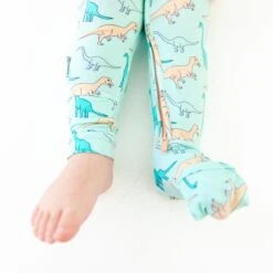 Land Before Bedtime Convertible Footie - Jurassic Jungle 10 Land Before Bedtime Convertible Footie - Jurassic Jungle -DREAMIERE Store greendinoconvertiblefootie 8