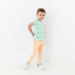 Land Before Bedtime Pocket Tee And Jogger Set - Jurassic Jungle 9 Land Before Bedtime Pocket Tee And Jogger Set - Jurassic Jungle -DREAMIERE Store greendinopocketteeandjoggerset