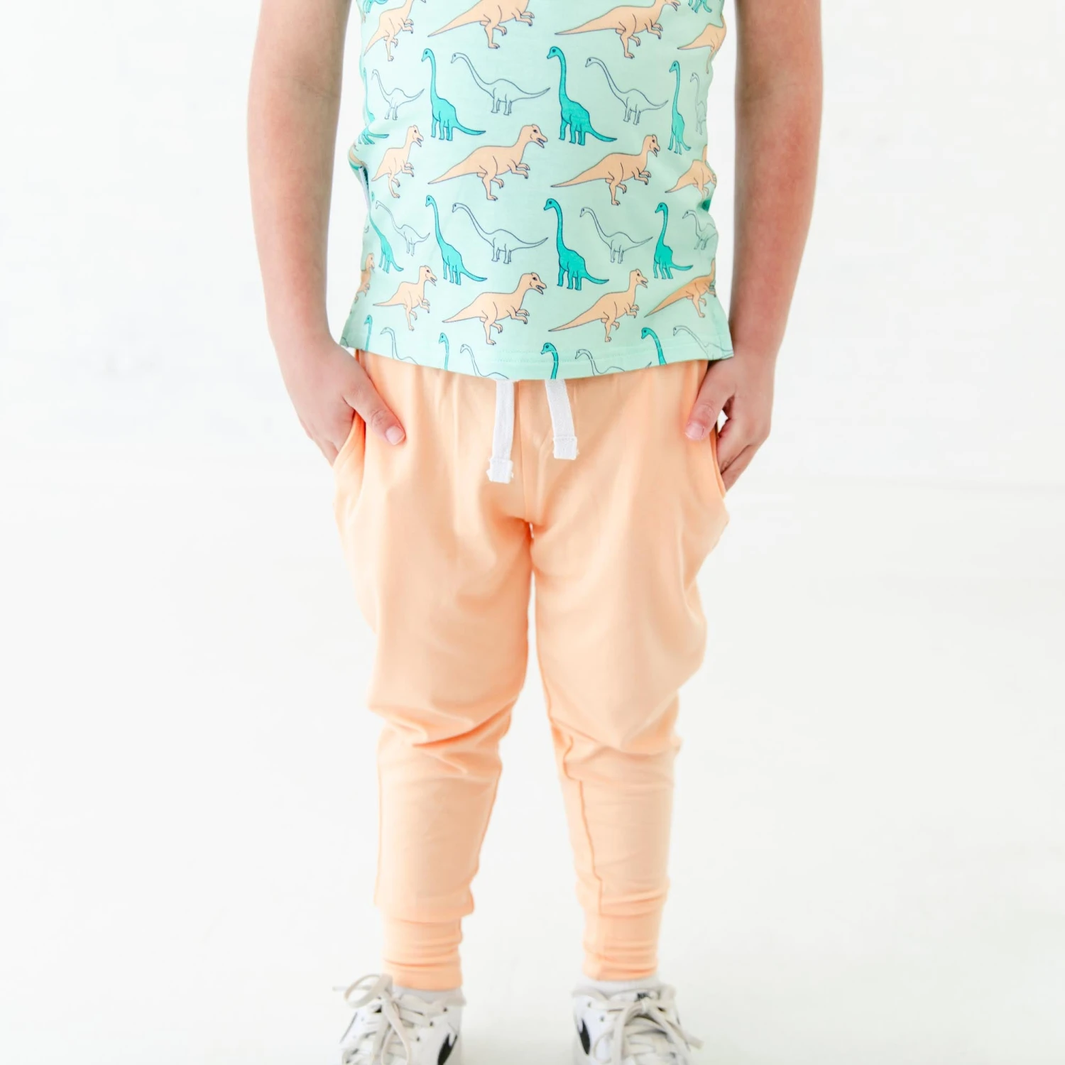 Land Before Bedtime Pocket Tee And Jogger Set - Jurassic Jungle 6 Land Before Bedtime Pocket Tee And Jogger Set - Jurassic Jungle - Image 4