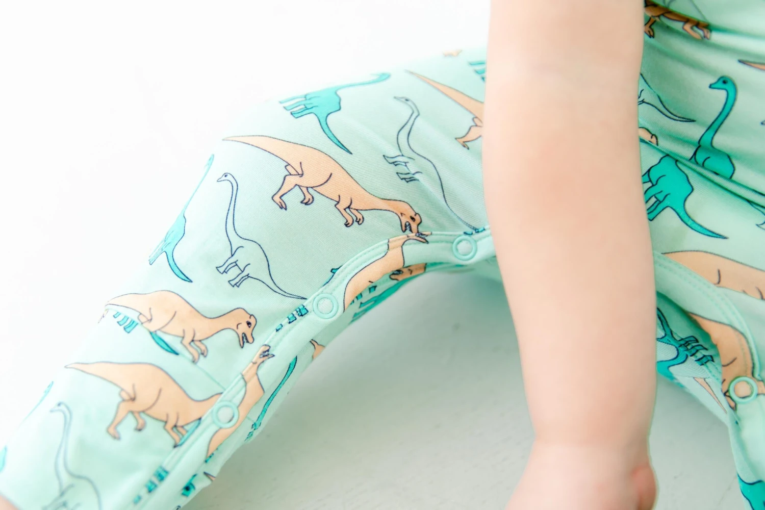 Land Before Bedtime Short Sleeve Romper - Jurassic Jungle 6 Land Before Bedtime Short Sleeve Romper - Jurassic Jungle - Image 4