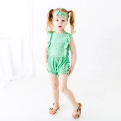 Green Goddess Bubble Romper