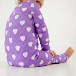 Heart To Get Ruffle Convertible Footie - Purple 11 Heart To Get Ruffle Convertible Footie - Purple -DREAMIERE Store hearttogetpurpleconvertiblefootie 13