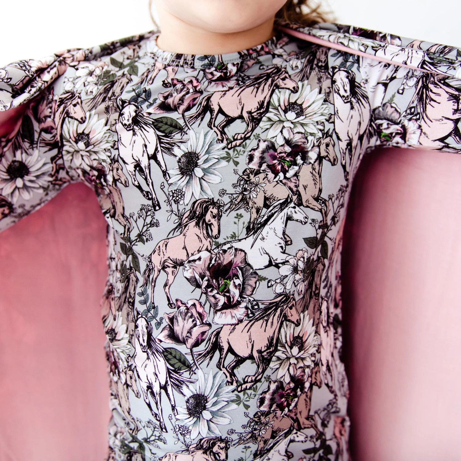 Hold Your Horses Two Piece Pajamas Set 4 Hold Your Horses Two Piece Pajamas Set - Image 2