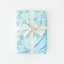 Heart Of Gold Quilted Children's Bamboo Blanket