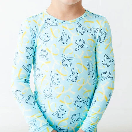 Heart Of Gold Two Piece Pajamas Set 4 Heart Of Gold Two Piece Pajamas Set - Image 2