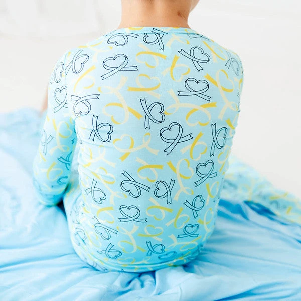 Heart Of Gold Two Piece Pajamas Set 5 Heart Of Gold Two Piece Pajamas Set - Image 3