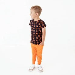 Cut It Out Basic Tee And Jogger Set -DREAMIERE Store jack o lanternbasicteeandjoggerpants 2