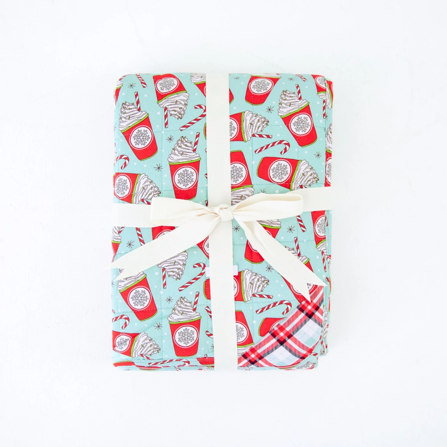 A Cup Of Cheer Quilted Children's Bamboo Blanket 3 A Cup Of Cheer Quilted Children's Bamboo Blanket