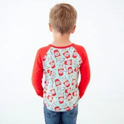 Long Sleeve Raglan Shirt Set: Holiday Duo -DREAMIERE Store latteraglanshirt 4