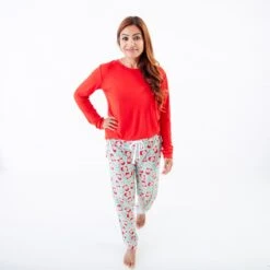 A Cup Of Cheer Women's Long Sleeve Loungewear 8 A Cup Of Cheer Women's Long Sleeve Loungewear -DREAMIERE Store lattewomensloungewear 3