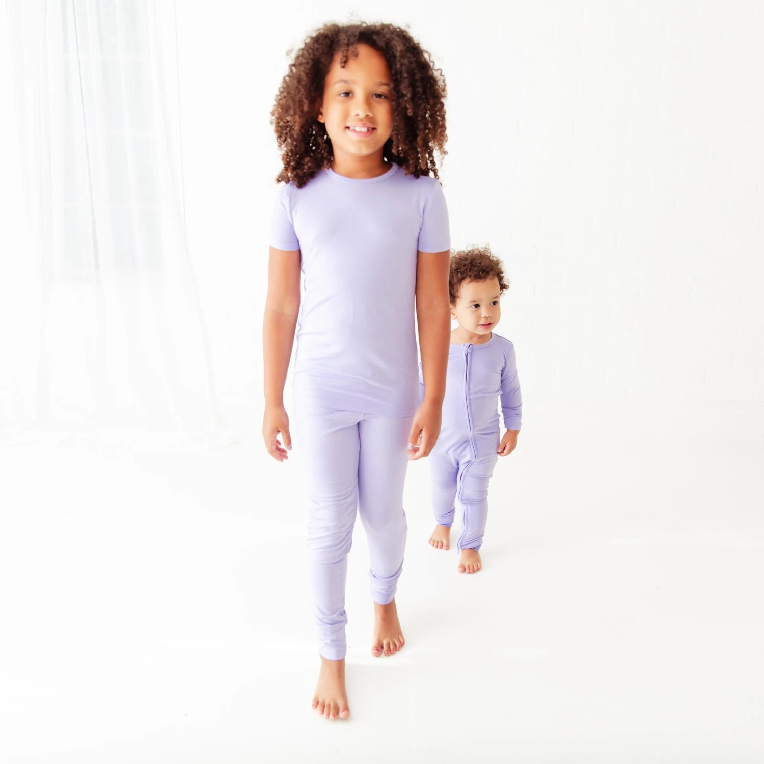 Lavender Short Sleeve Two Piece Pajamas Set 7 Lavender Short Sleeve Two Piece Pajamas Set - Image 5