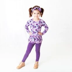 Picked To Perfection Long Sleeve Twirler Top And Pants Set
