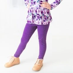 Picked To Perfection Long Sleeve Twirler Top And Pants Set -DREAMIERE Store lilacfloralLSRuffleTwirlerandPantSet 4