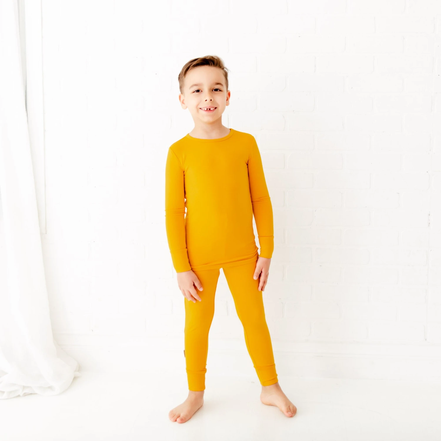 Marigold Two Piece Pajamas Set 3 Marigold Two Piece Pajamas Set