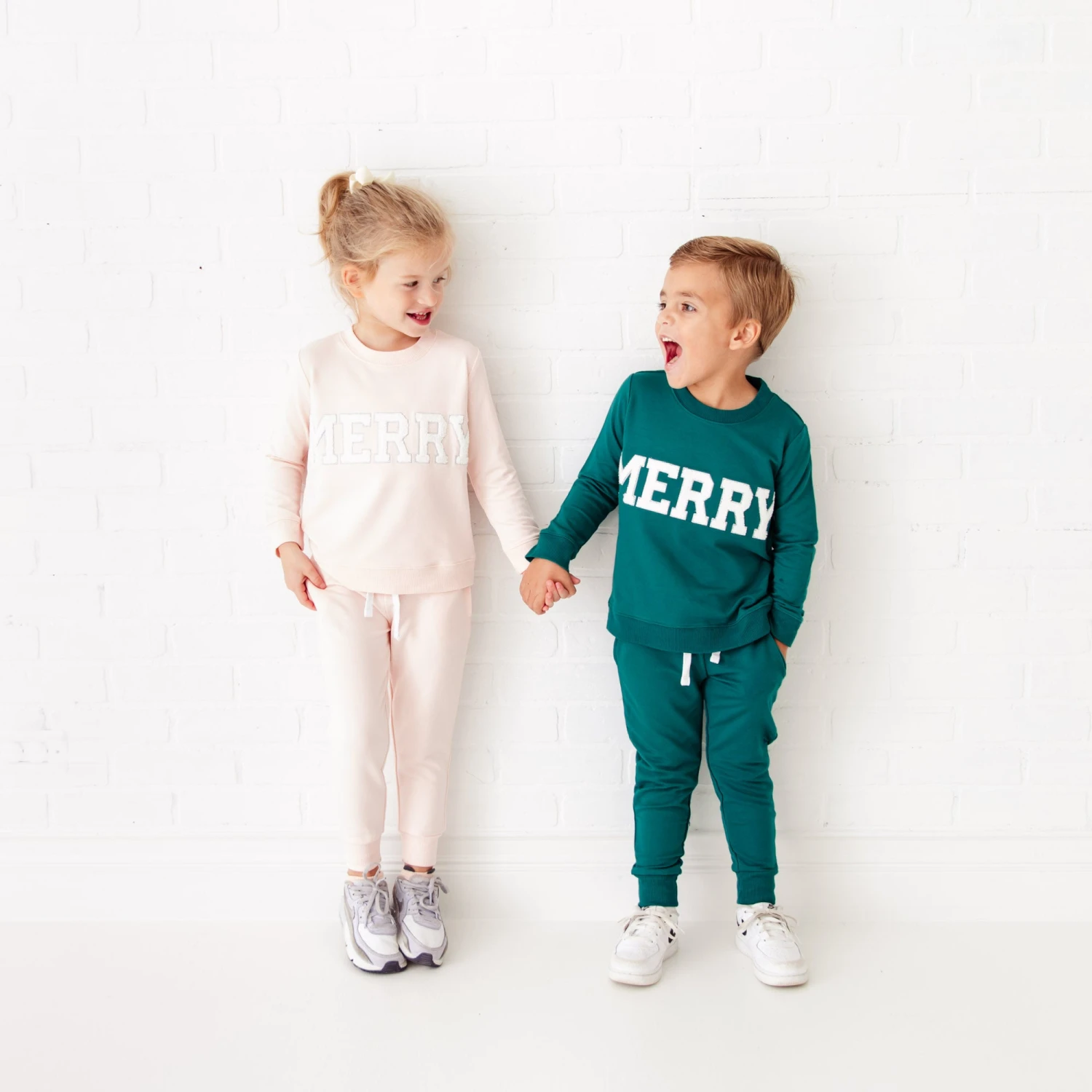 Merry Jogger Set - Children's Tinsel Pink 6 Merry Jogger Set - Children's Tinsel Pink - Image 4