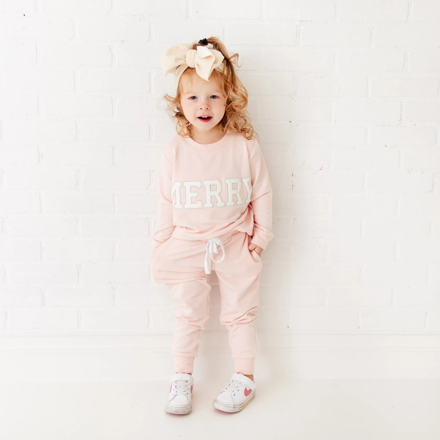 Merry Jogger Set - Children's Tinsel Pink 5 Merry Jogger Set - Children's Tinsel Pink - Image 3