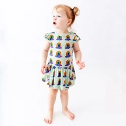 Slumber Over The Rainbow Flutter Romper