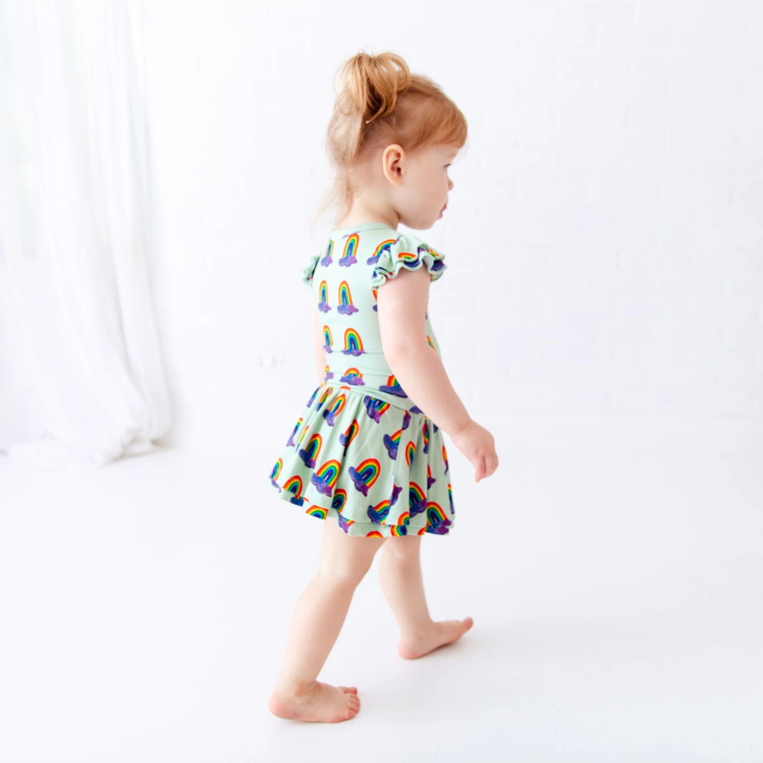 Slumber Over The Rainbow Flutter Romper 7 Slumber Over The Rainbow Flutter Romper - Image 5