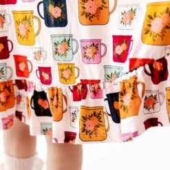 Coffee And Flowers Ruffle Bottom Twirler Dress 10 Coffee And Flowers Ruffle Bottom Twirler Dress -DREAMIERE Store mugsrufflebottomtwirler 10