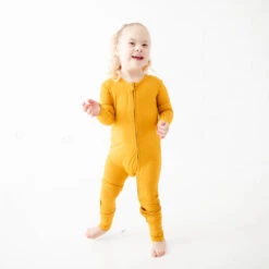 Mustard Convertible Footie -DREAMIERE Store mustardconvertiblefootie 8