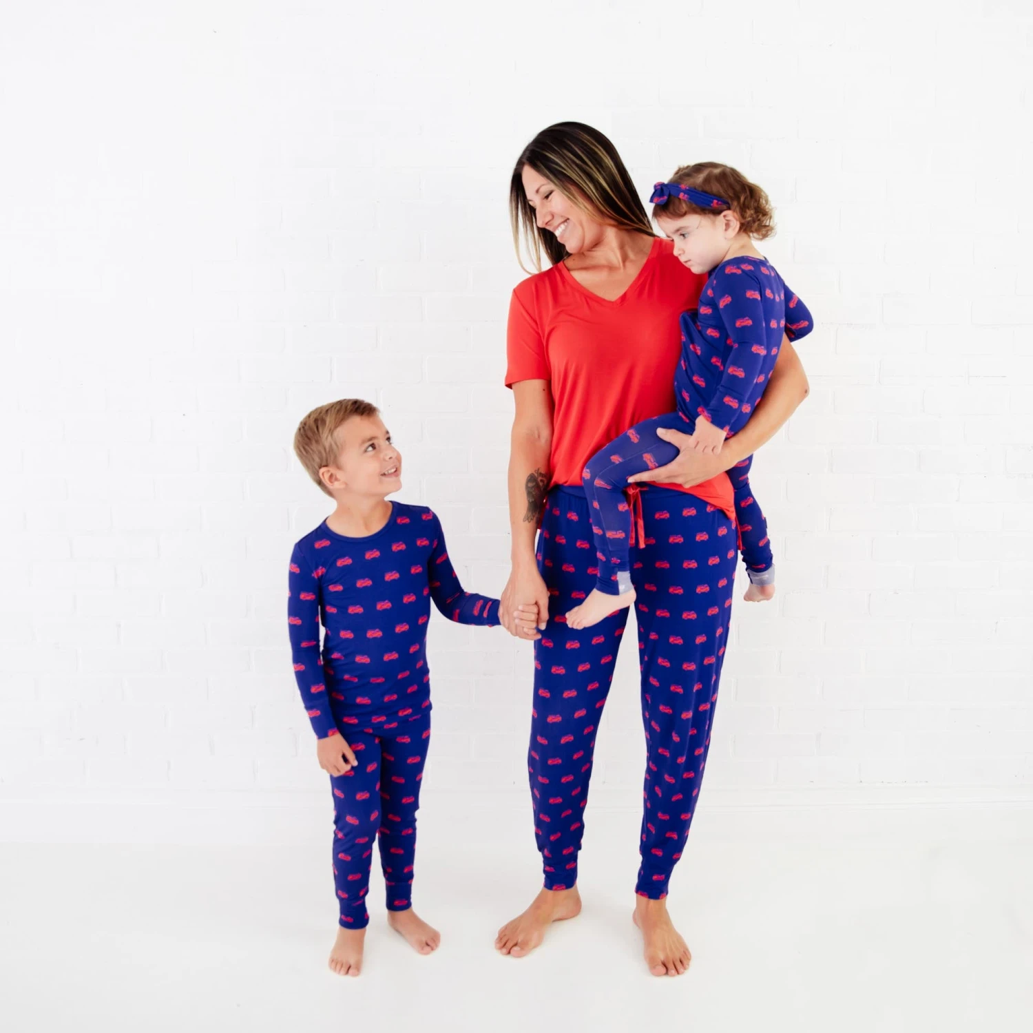 Hometown Heroes Women's Short Sleeve Loungewear - Navy 8 Hometown Heroes Women's Short Sleeve Loungewear - Navy - Image 6