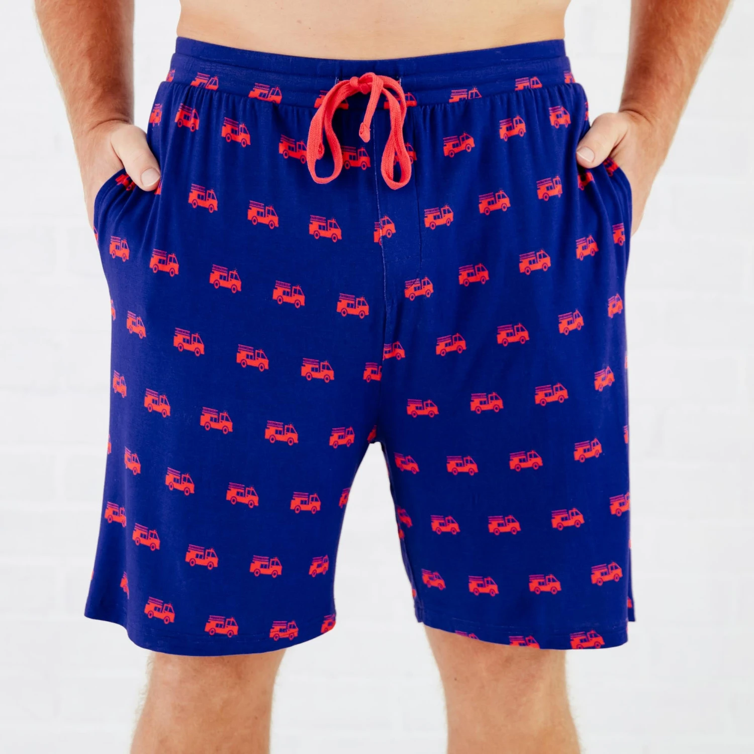 Hometown Heroes Men's Sleep Shorts - Navy 3 Hometown Heroes Men's Sleep Shorts - Navy