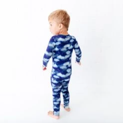 Sky's The Limit Convertible Footie -DREAMIERE Store navyskyconvertiblefootie 4