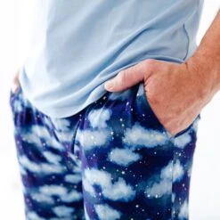 Sky's The Limit Men's Short Sleeve Loungewear - EXTRA LONG -DREAMIERE Store navyskymensloungewear 6 fdbbb503 cd40 408f b408 9e781432ffed